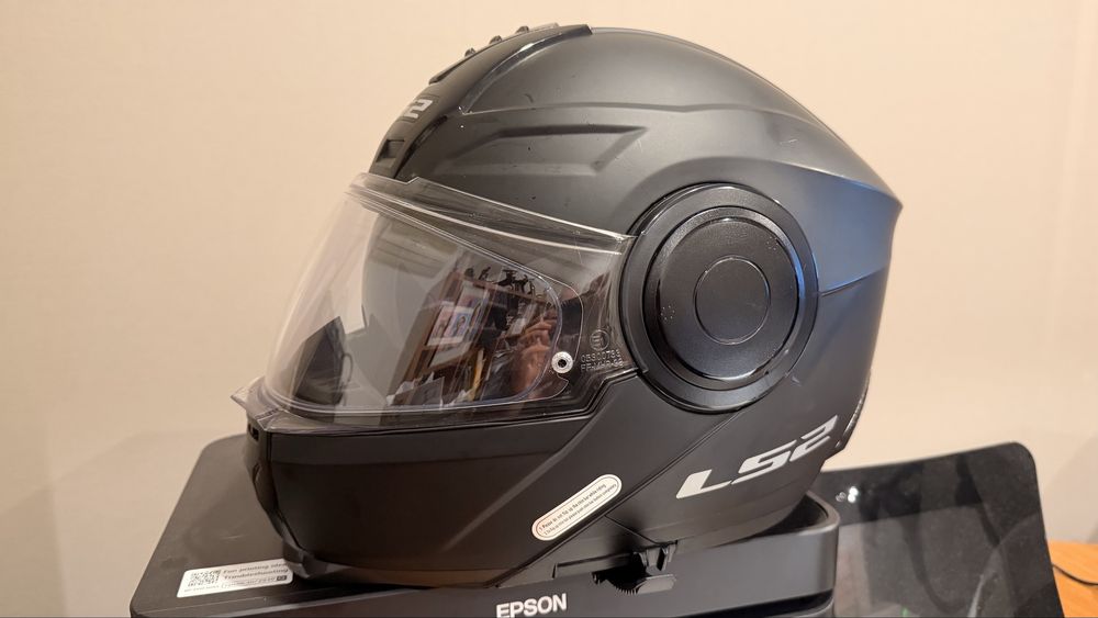 Capacete L52 modelar com auricular como novo XL