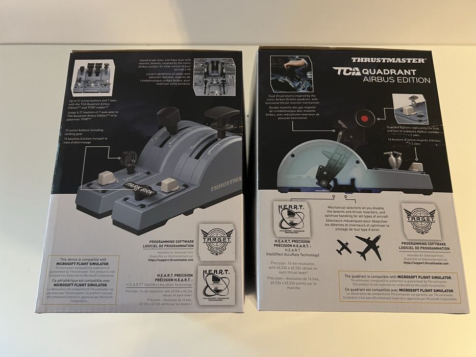 Thrustmaster TCA Quadrant + Quadrant Add-On – komplet, używane, sprzedam tylko razem