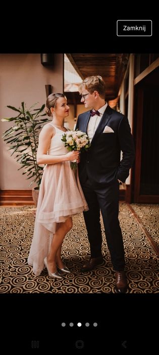 Piękna suknia na ślub cywilny