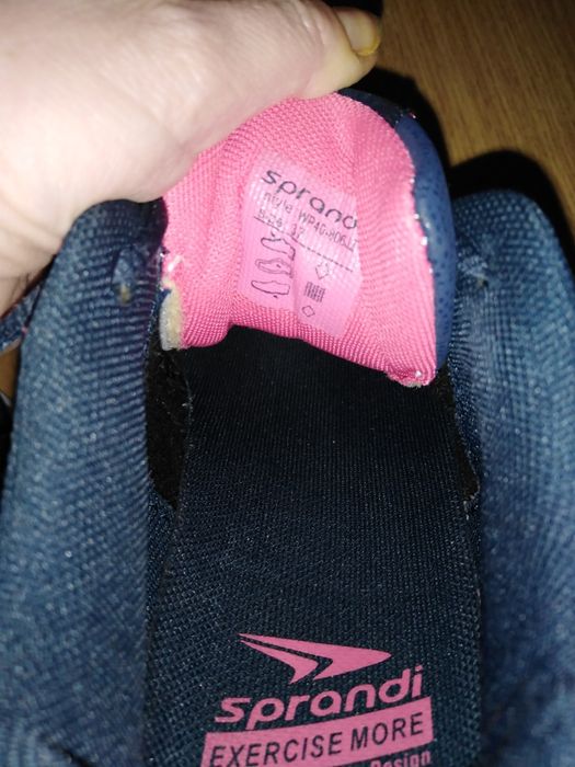 Buty  Sprandi 37 sportowe granatowe jesienne półbuty eko skóra