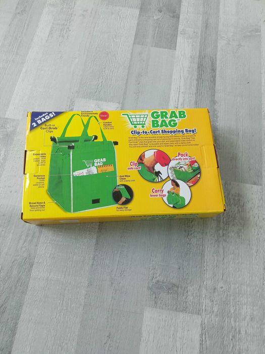 Torba na zakupy do koszyka wózka siatka GRAB BAG torba ekologiczna