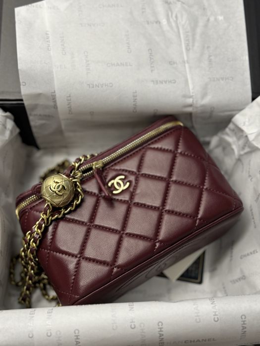 Сумочка бордо шкіра