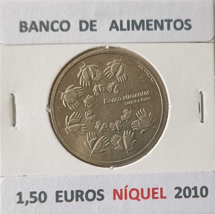 3 Moedas comemorativas Portuguesas de 1,50 Euros ( Níquel )