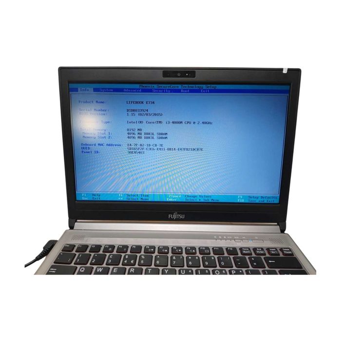 LAPTOP | Fujitsu LifeBook E734 | i3-4000M | 13,3" HD | 8GB RAM | BAZA!