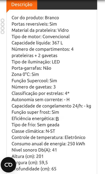 Frigorífico Combo de Marca: Daewoo
