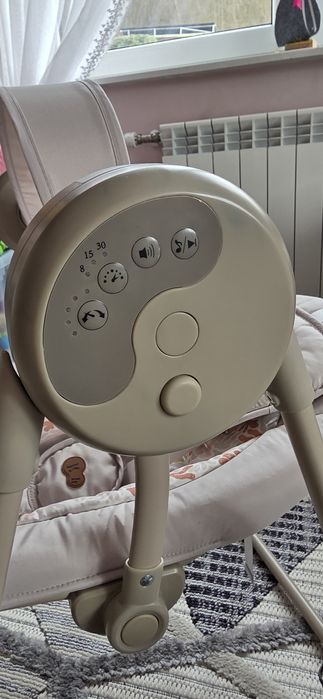 Kinderkraft Swingee Elektryczny Leżaczek-Bujaczek Beige