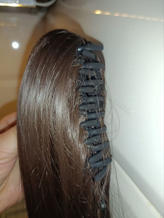 Хвост на заколке 30 см