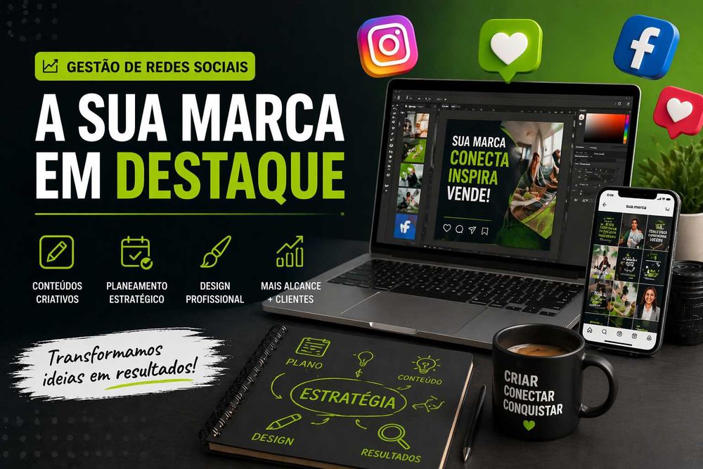 Gestão de Redes Sociais & Design Gráfico