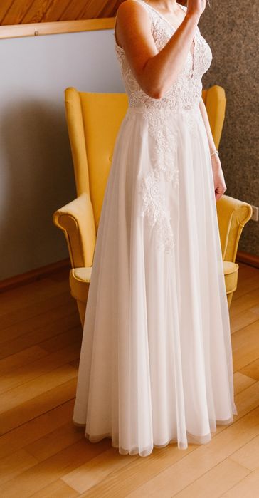 Suknia ślubna S/M Ivory