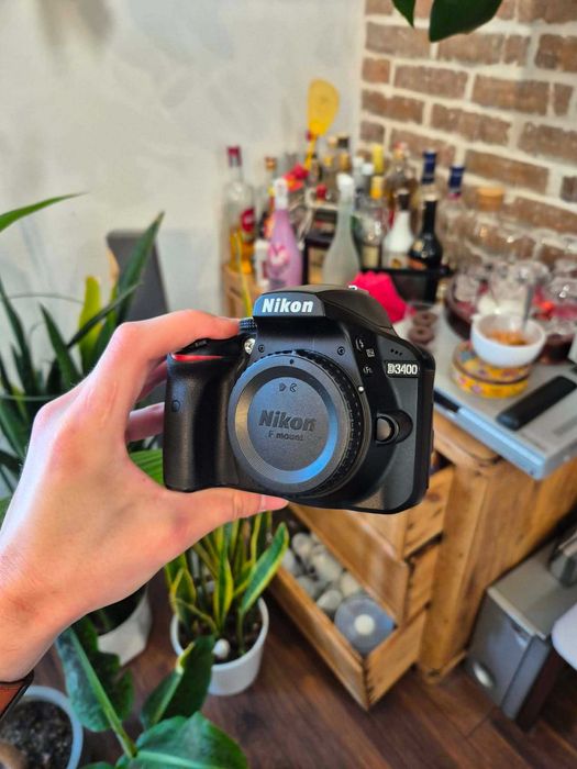 Nikon D3400 body | stan bardzo dobry | niski przebieg | pełen zestaw