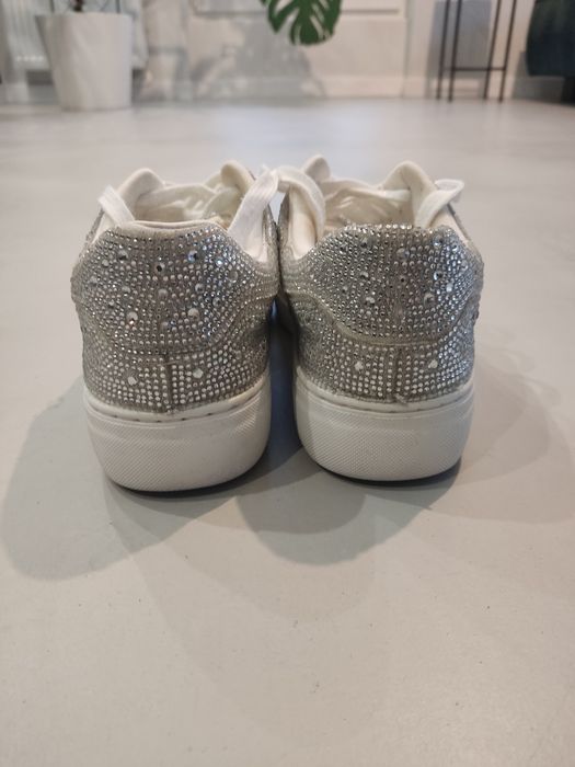 Srebrne sneakersy Anna Field