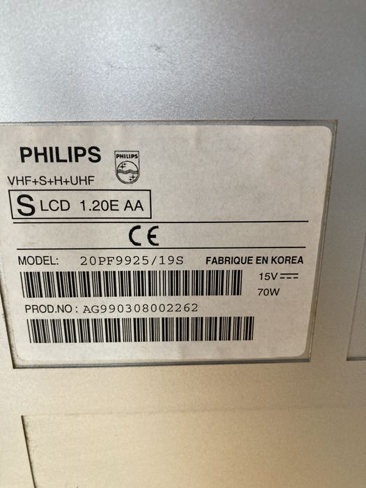 Tv philips flattv