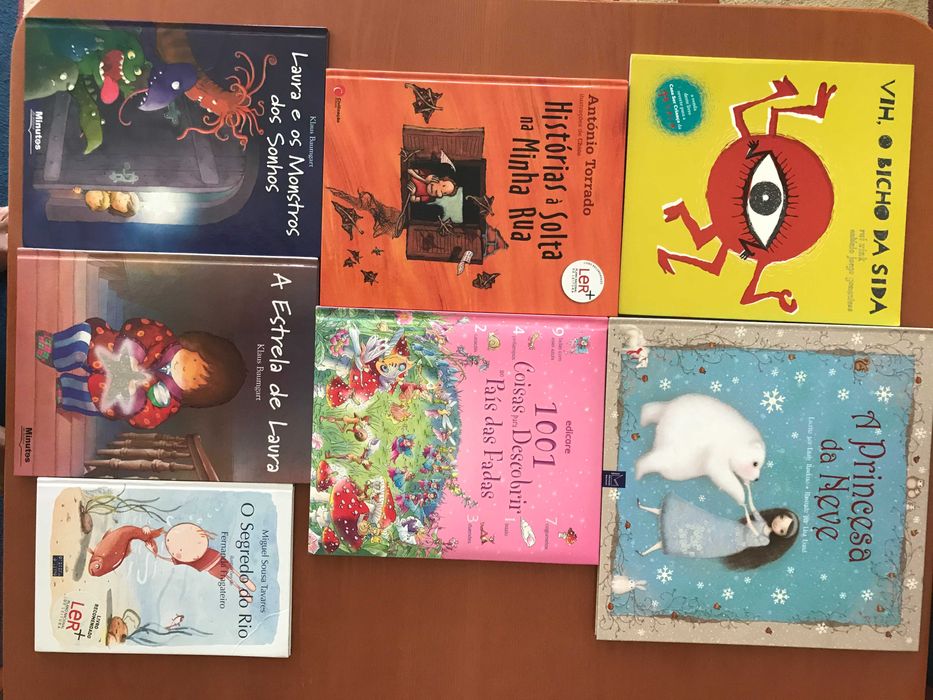 7 livros juvenis mesmo NOVOS - autores diversos a 5, 6, 7 euros