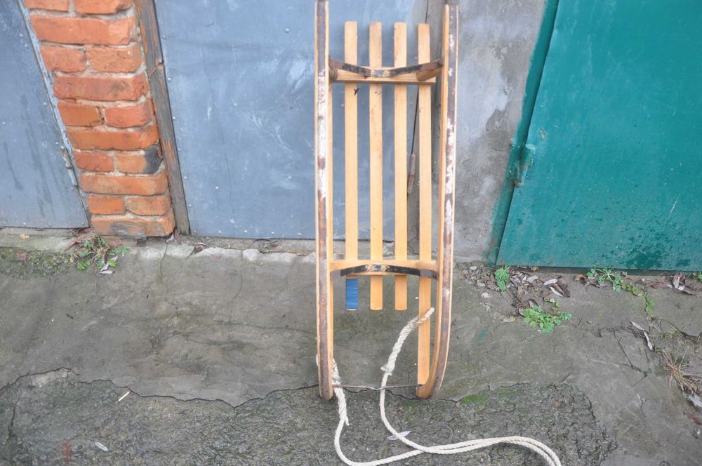 Санки деревянные