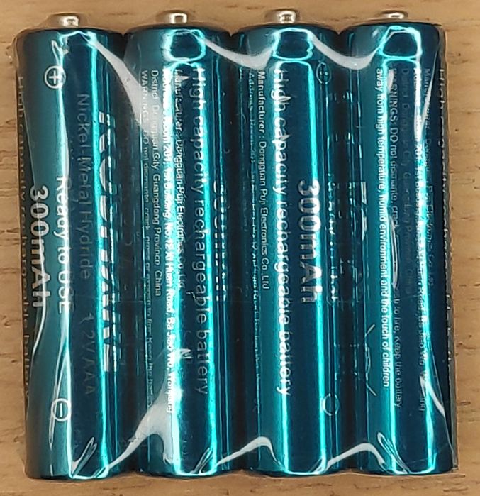ААА аккумуляторы KOSHARE перезаряжаемые батарейки Ni-MH 1.2V