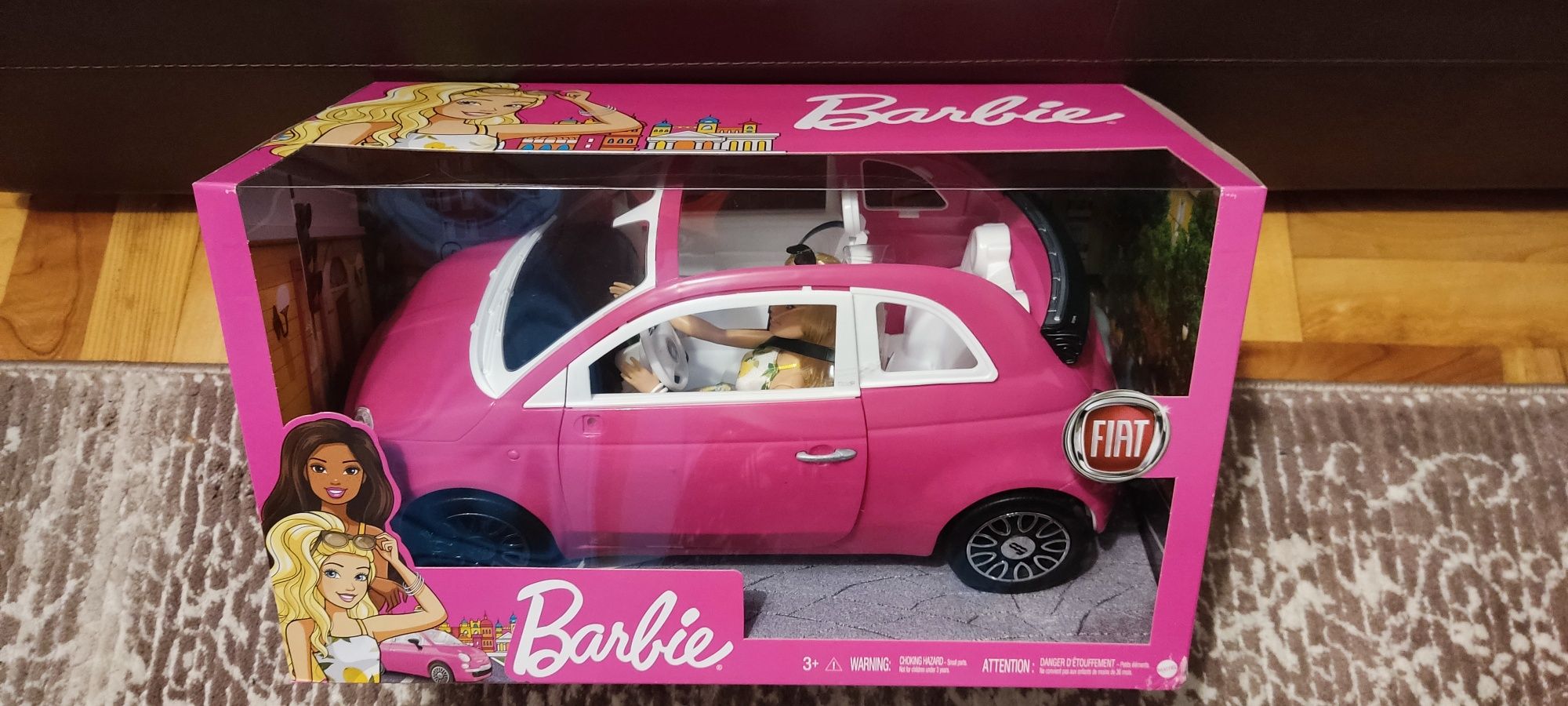 Mattel - GXR57 - Barbie - Fiat 500 rose