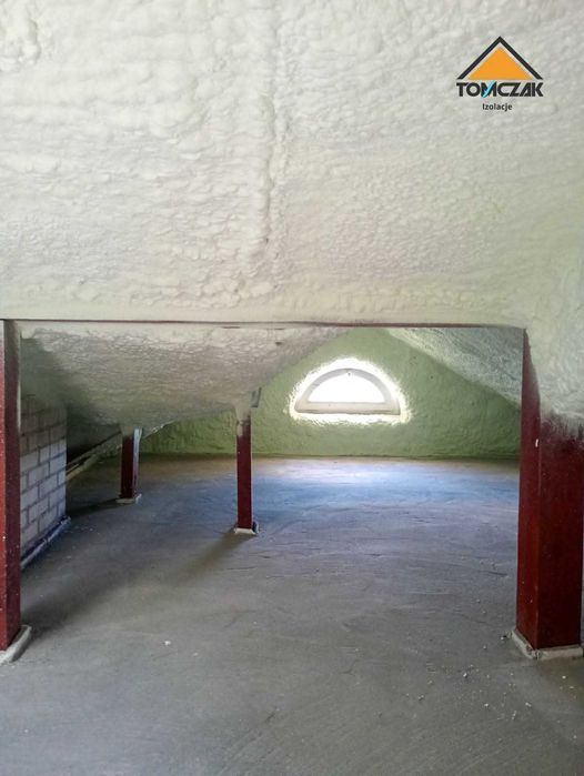 Piana PUR Wełna Celuloza Ocieplenie Domu Poddasza Stropu Ściany Hali