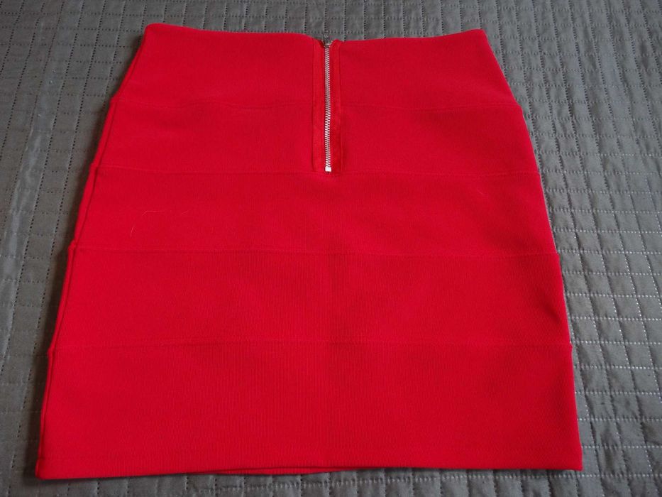 Czerwona spódniczka mini Topshop rozmiar S