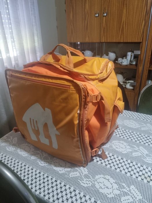Mochila térmica uber eats/food delivery