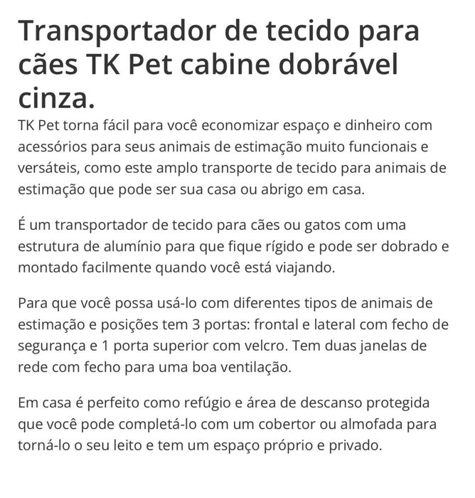 Casa ou transporte para caes ou gatos  nova