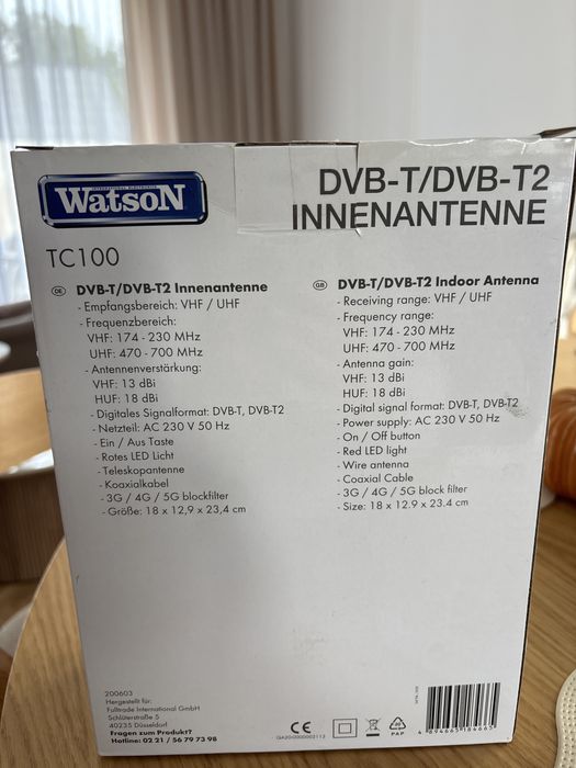 Antena  DVB-T/DVB-T2