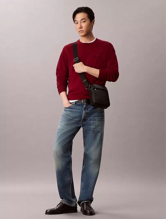 Чоловіча сумка Calvin Klein Debossed Emblem Logo Reporter Bag