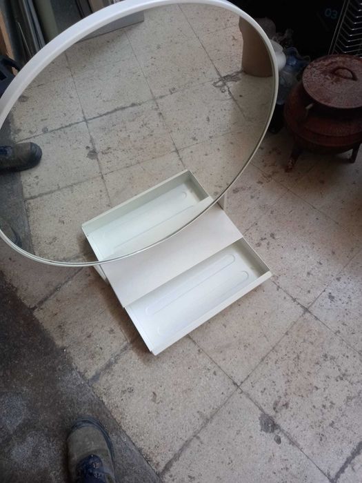 Espelho de Mesa / Toucador IKEA (Modelo IKORNNES) Branco – Bom Estado