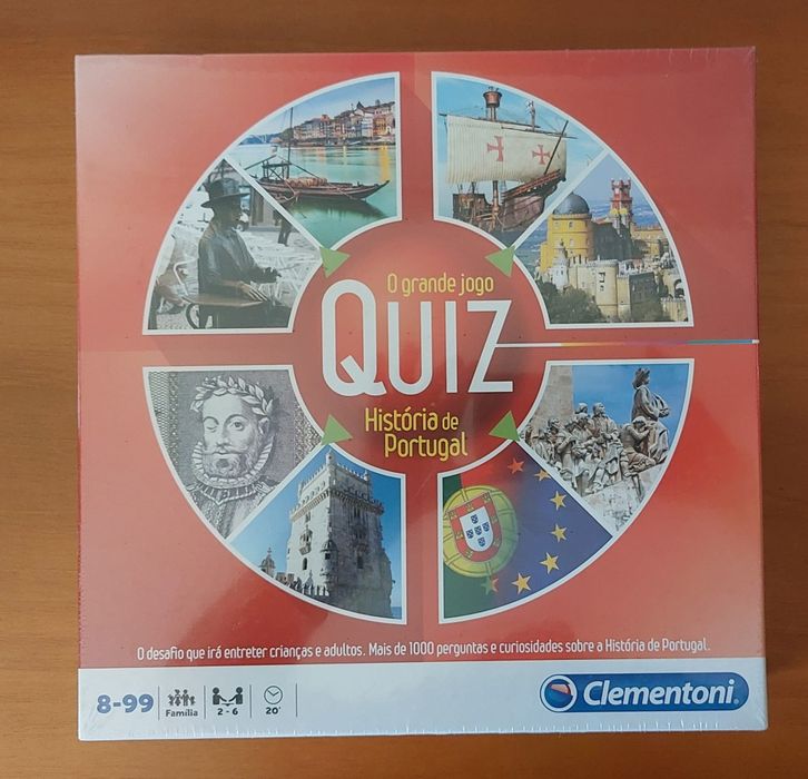O grande jogo Quiz História de Portugal - Jogo de Tabuleiro