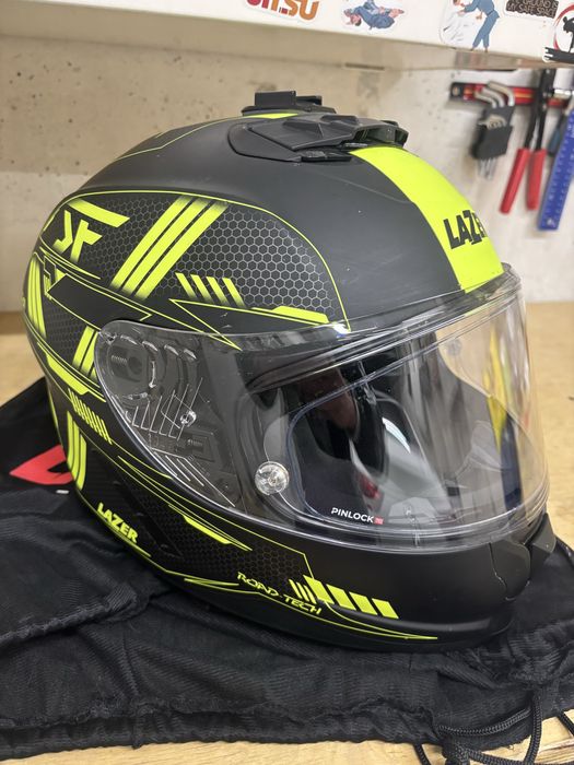 Kask motocyklowy Lazer Rafale rozm.XL +intercom