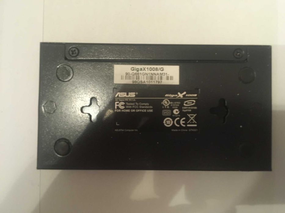 Switch/Przełącznik sieciowy ASUS GigaX 1008/G 8 portów + zasilacz