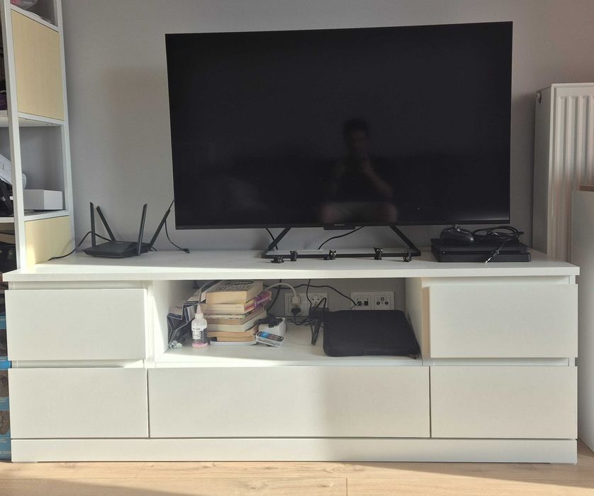Komoda, szafka RTV IKEA MALM 160cm, stan idealny