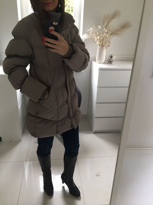 Kurtka puchowa zimowa ciepła damska