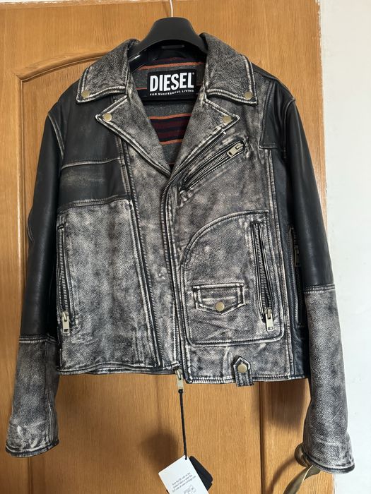 Топова шкіряна куртка Diesel