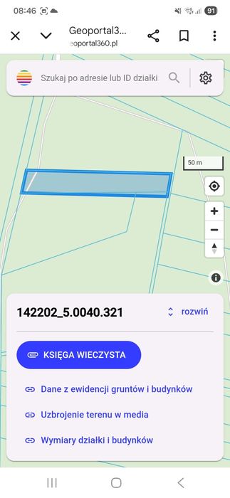 Działki leśne, rolno-leśne, las, 4,7ha.