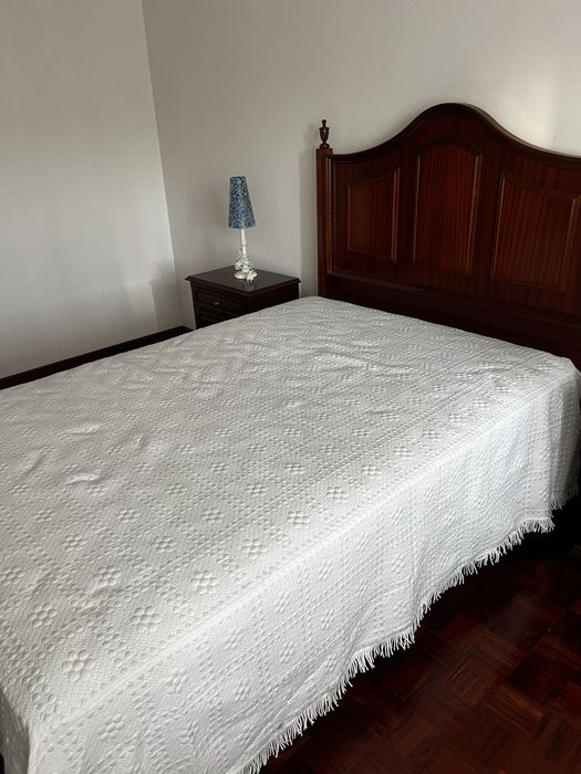 Conjuto quarte madeira