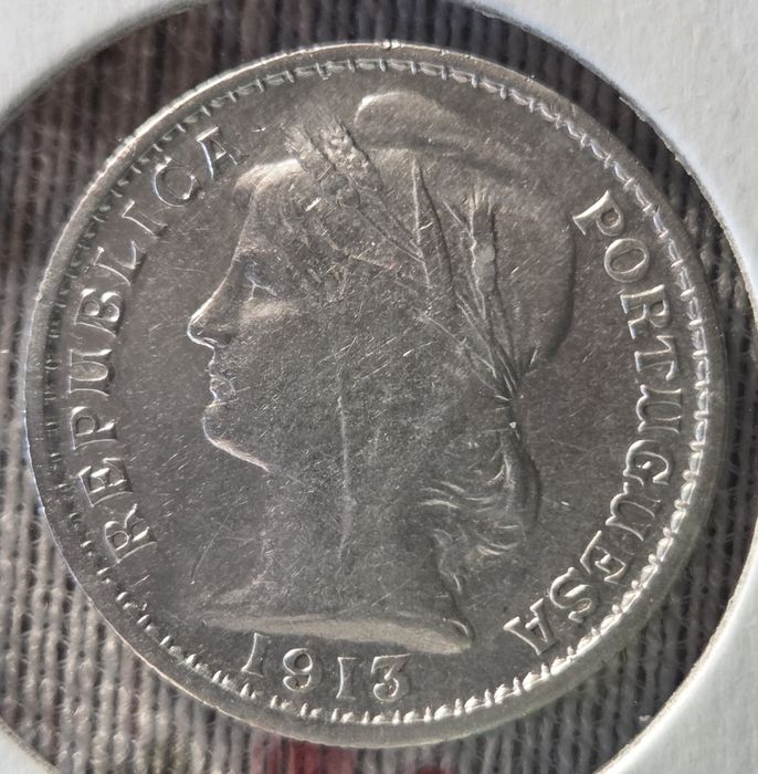 Moeda de 20 Centavos  de 1913 de Prata