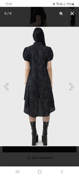 Killstar sukienka midi XS