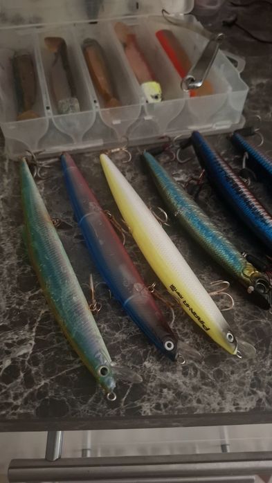Amostra pesca spinning robalos senuelos