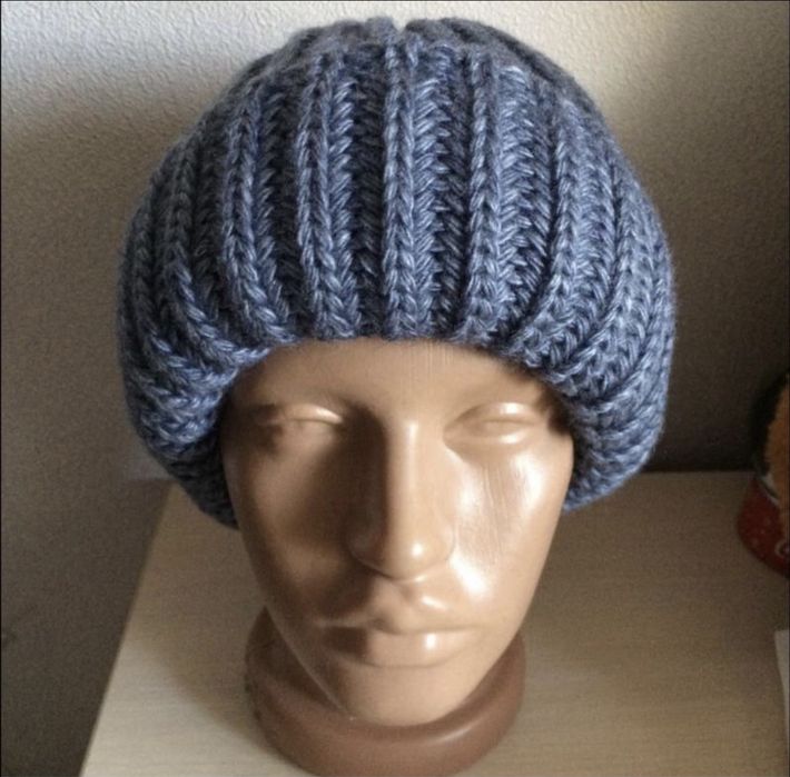 Шапка женская с двойным