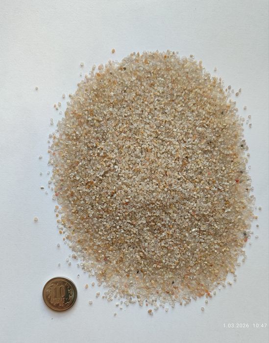 Piasek do akwarium o gratulacji 0,5 - 1,5 mm ok. 14 kg