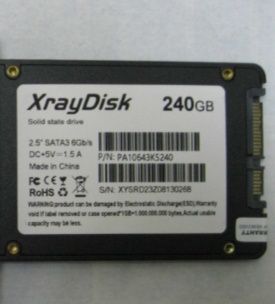 SSD XrayDisk 240GB — Стан 100% (з Windows 11)