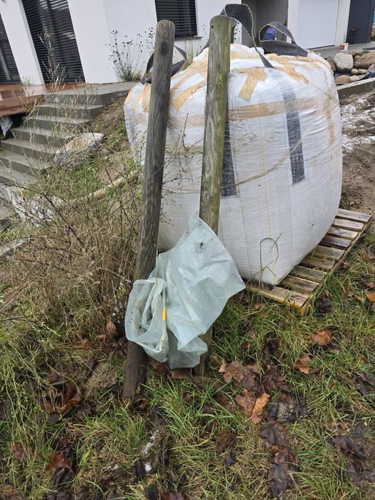 Slupki ogrodzeniowe używane impregnowane cisnieniowo