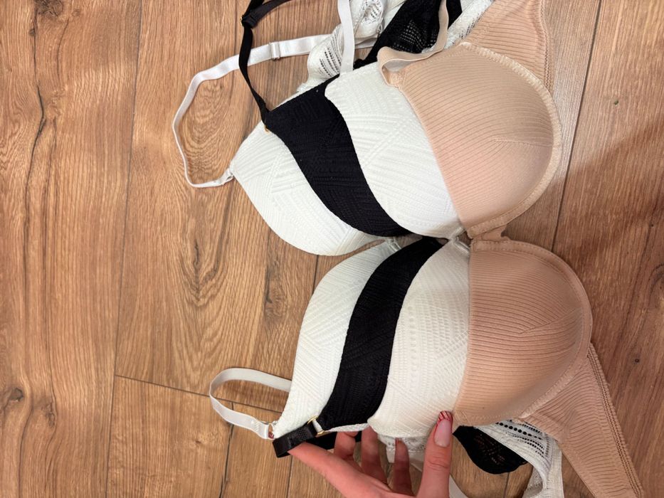 stanik biustonosz 75b zestaw nowe