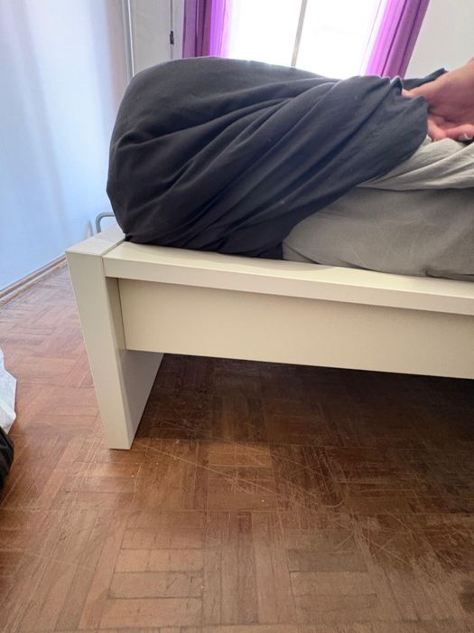 Cama IKEA MALM 160x200 + colchão VALEVAG