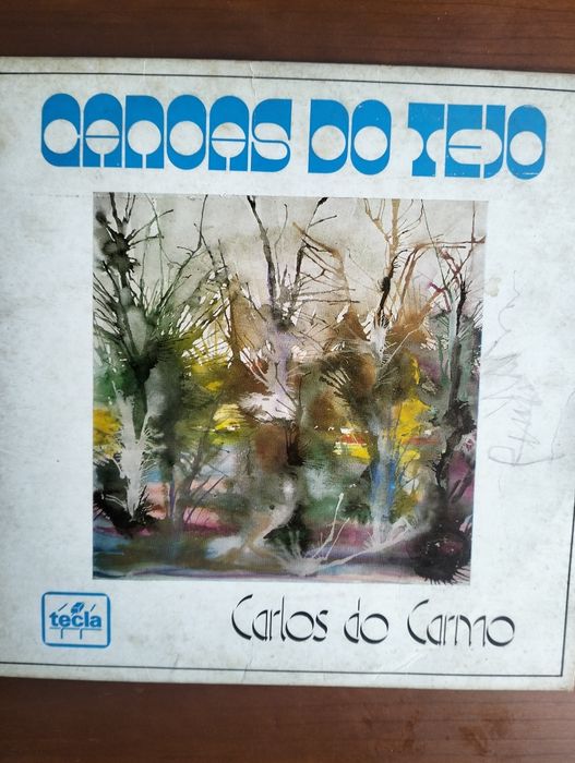 Disco de vinil single Carlos do Carmo (Canoas do Tejo)