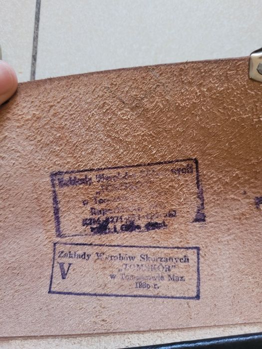 Skórzana raportówka MO