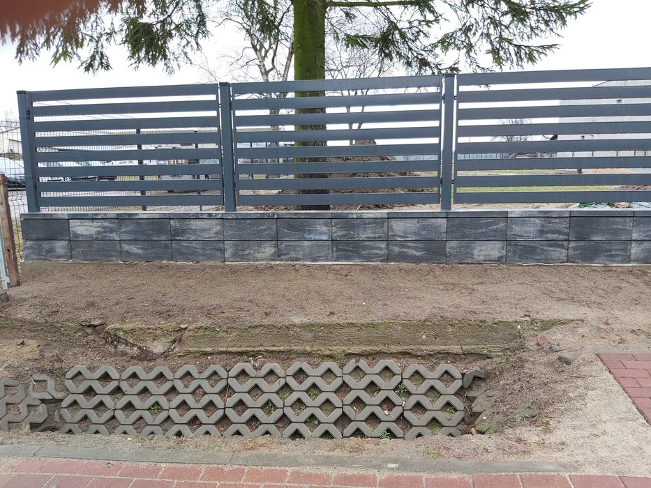 Sztacheta metalowa dwustronna , sztacheta docinana na wymiar