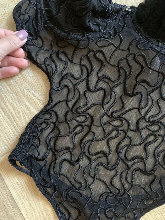 Сексуальне чорне боді AP Lingerie, розмір S