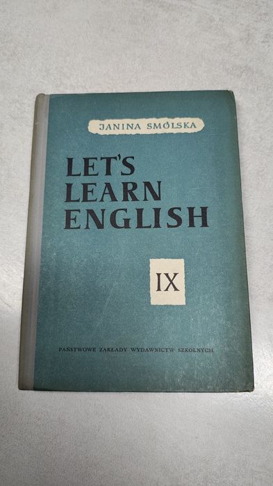 Lets learn English IX. Janina Smólska