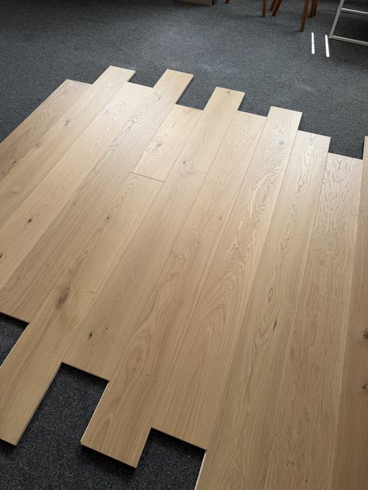 Deska Drewniana Dąb STANDARD ,14x190x1900mm, 4f, Olej UVx2 Breslau od ręki
